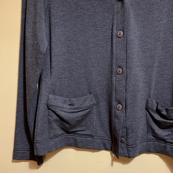 NWT BRENDA BEDDOME Short Cardigan Top - Charcoal - XS - Picture 7 of 11